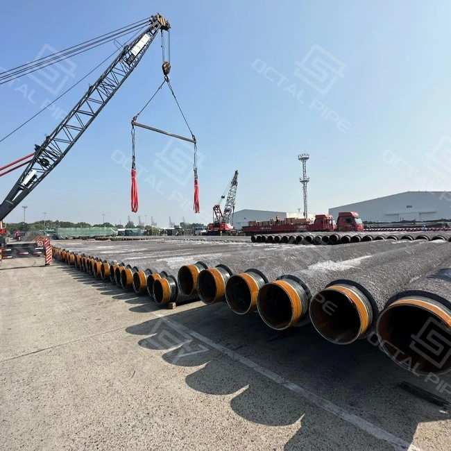 Pipeline Concrete Weight Coating CWC pipe